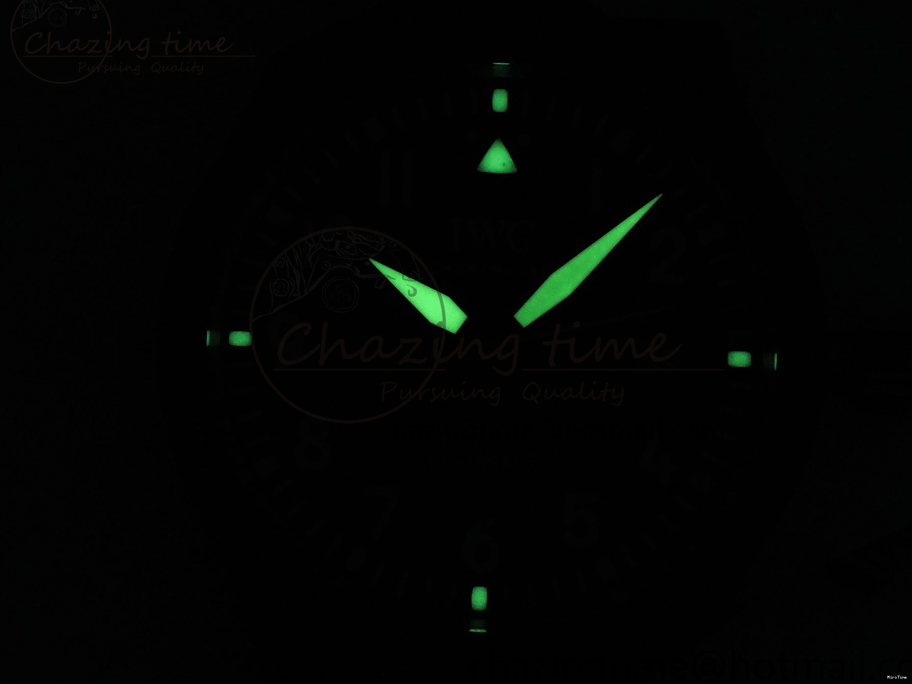 MIROTIME 0418 Original Pilot’s Watch Laureus Blue Ceramic IW328101 ZF 1:1 Best Edition on Blue Nylon Strap A 7027